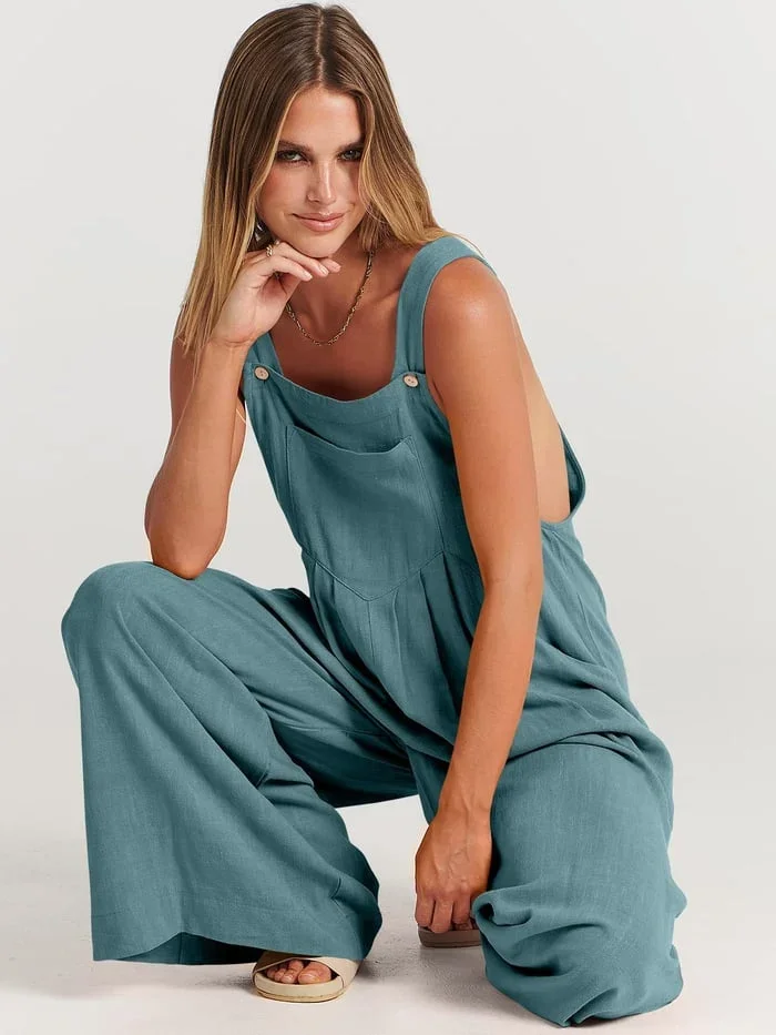 Plus Size Wide Leg Overalls Jumpsuit (Buy 2 VIP Shipping) LAST DAY 70% OFF