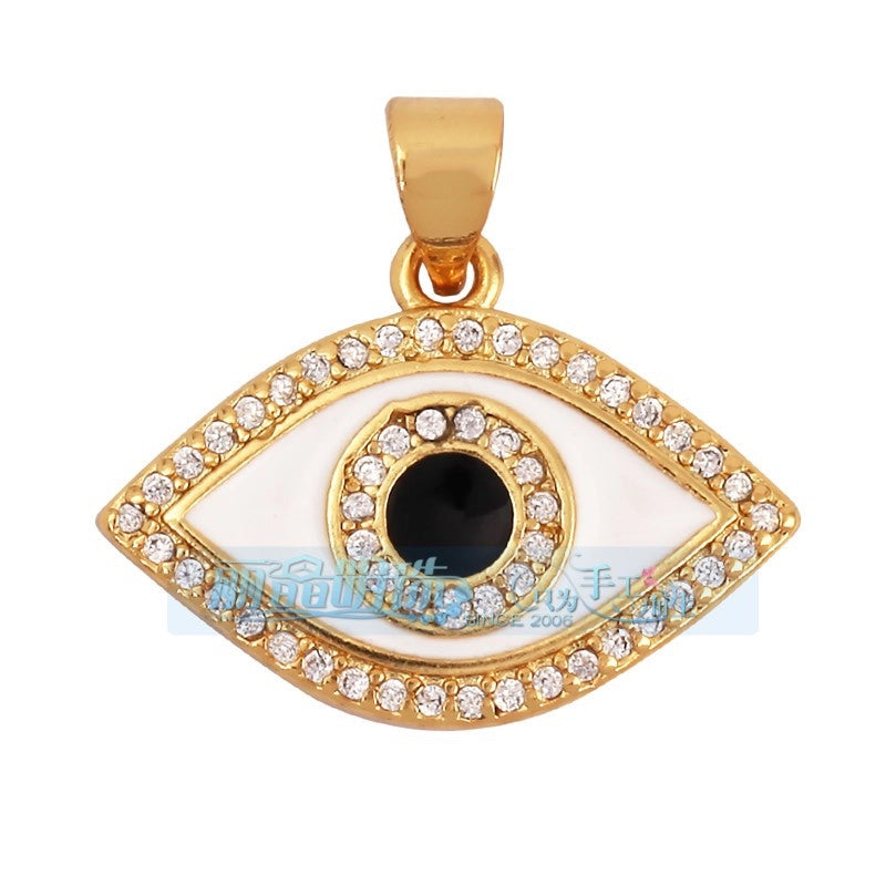 1 Piece Copper Devil’s Eye Pendant Jewelry Accessories