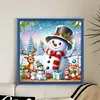 【Limited Stock Sale】Cute Snowman And Elk-11CT Stamped Cross Stitch 50*50cm/19.69*19.69in tapestrymarket