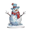 Diamond Painting Snowman Desktop Ornaments Kit for Office Desktop Decor