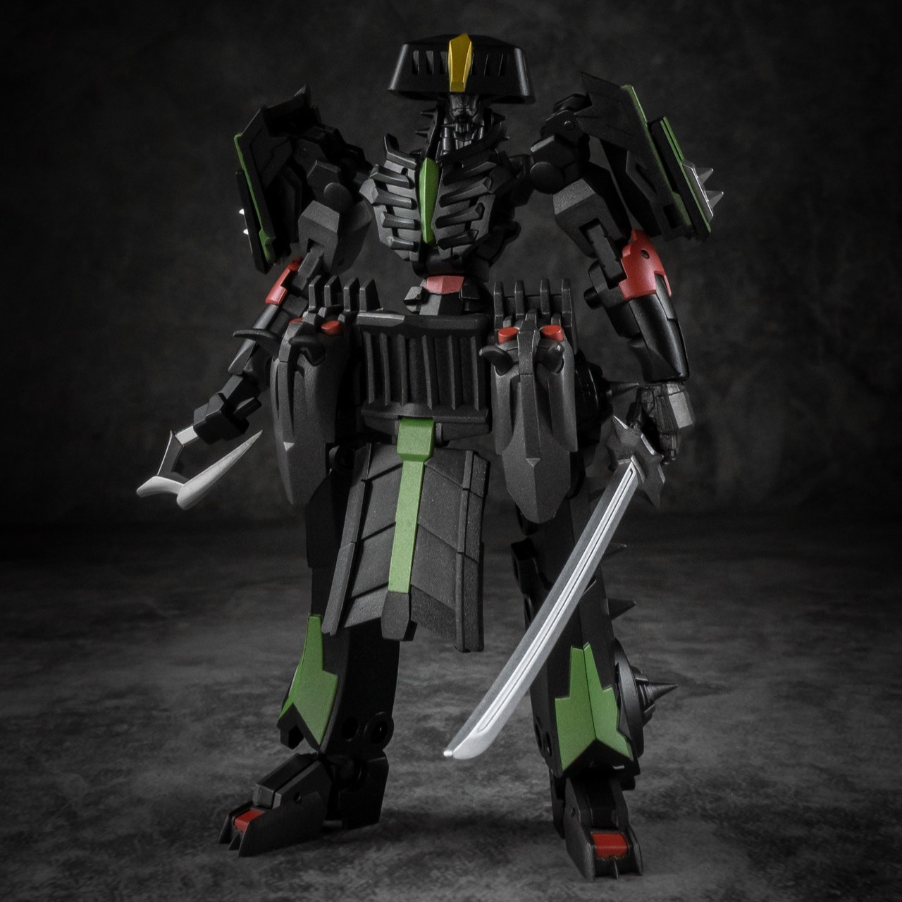 IronFactory IF EX-53 ONI VAJRA Mini Transformables Action Figure Model Toy Highly Detailed Articulated Collectible Premium Deformable Robot Figurine for Hobbyists and Fans with Durable Construction