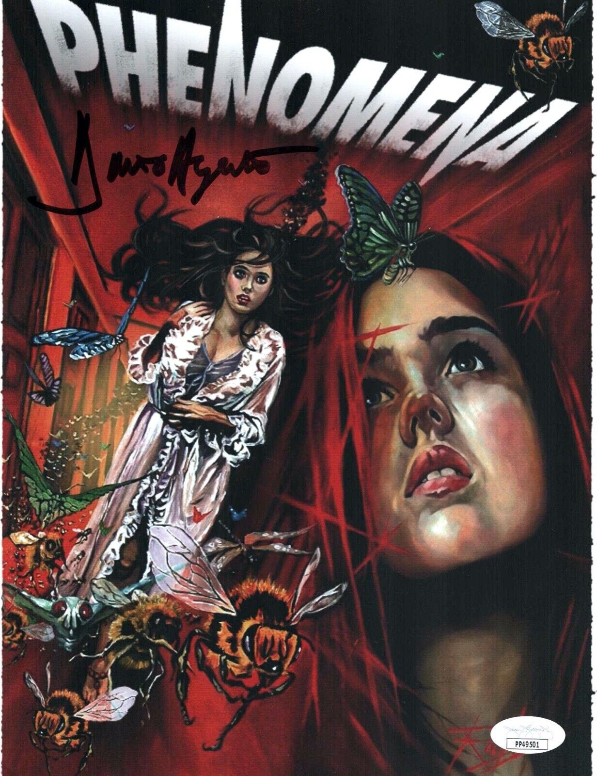 Horror Legend DARIO ARGENTO Signed RARE 8x10.5 Photo Poster painting with JSA COA