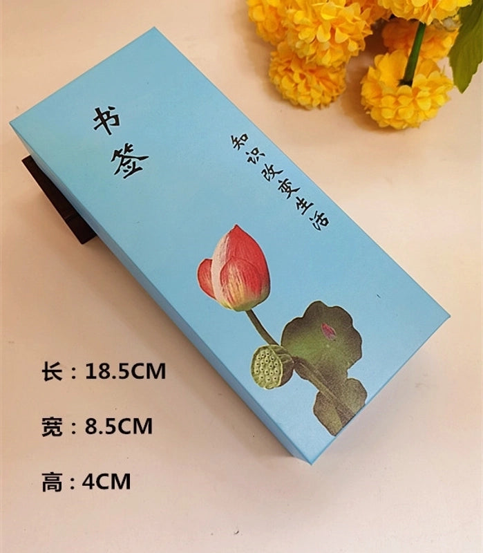 Fashion Brass Gift Hollow Tassel Bookmark