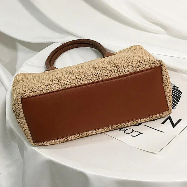 Fashionable Braided Bucket Bags