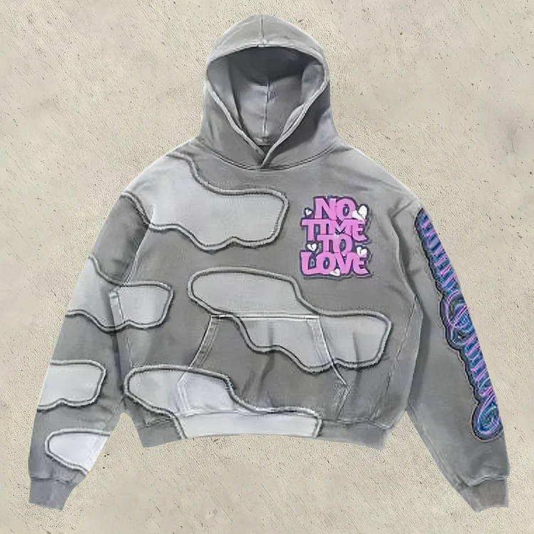 Cloud cheap print hoodie