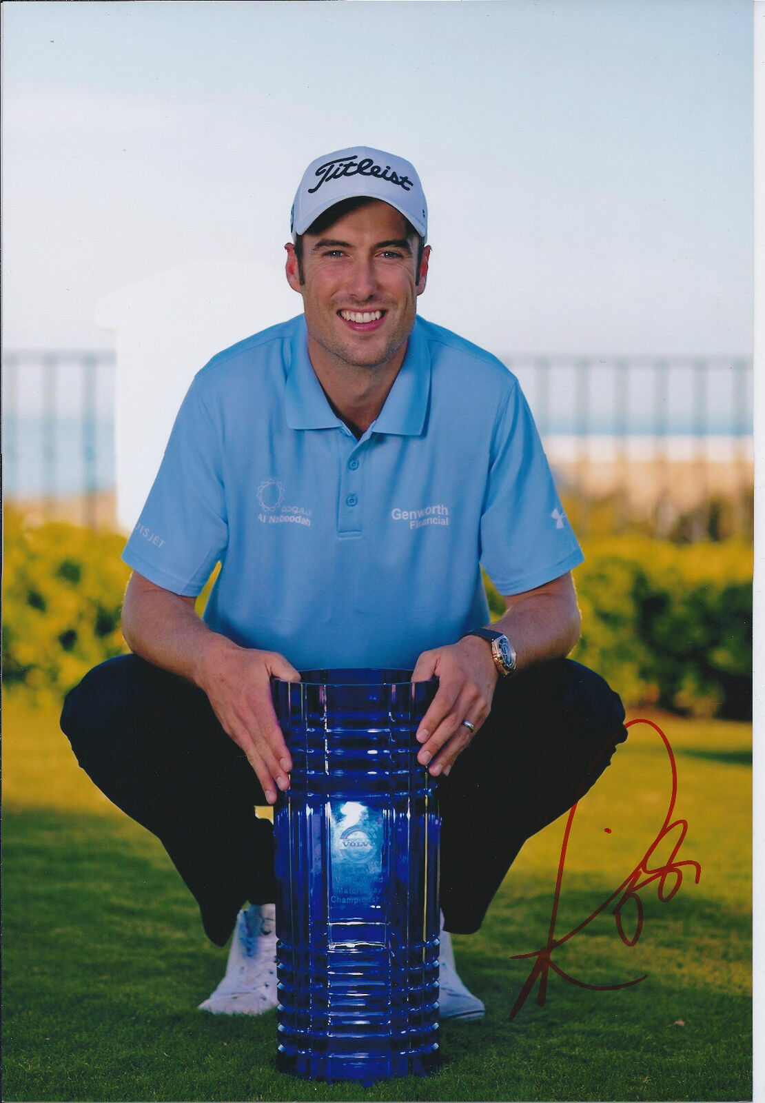 Ross FISHER SIGNED 12x8 Photo Poster painting AFTAL COA Autograph VOLVO World Matchplay Champion