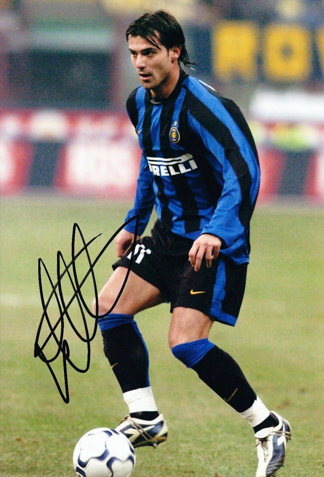 Dejan Stankovic SIGNED 12X8 Photo Poster painting Lazio & Serbia COA (9034)