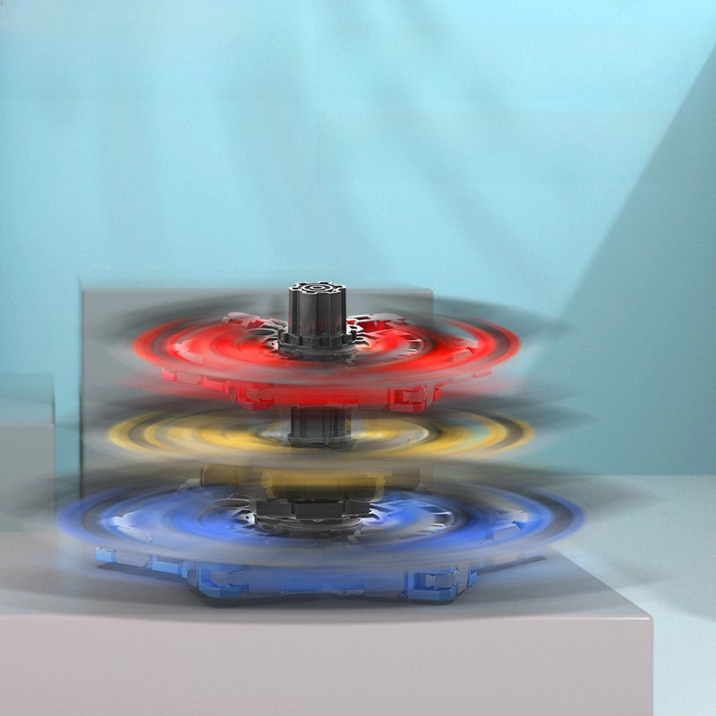 Gyro Toy Children’s Boy’s Transformable Luminous Puzzle Mechanical Fingertip Finger Rotation Decompression Boy’s Toy