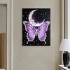 DIY Pearl Painting Butterfly for Home Wall Decor with Frame(40*30cm)