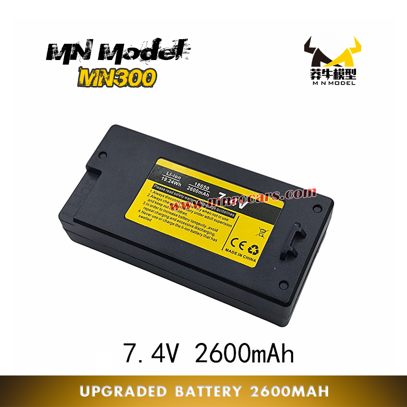 MN Model MN300 RC Crawler Parts Upgraded 7.4V 2600mAh Battery
