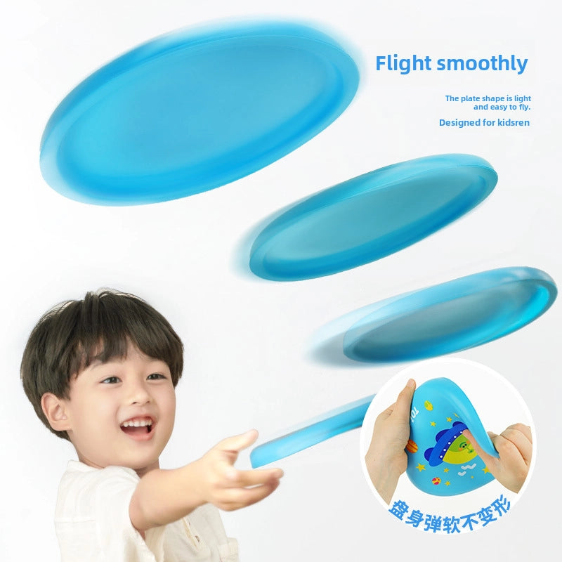 TOI Tuyi Children Soft Outdoor Flying Saucer Cartoon Kindergarten Park Parent-child Fitness Sports Toys