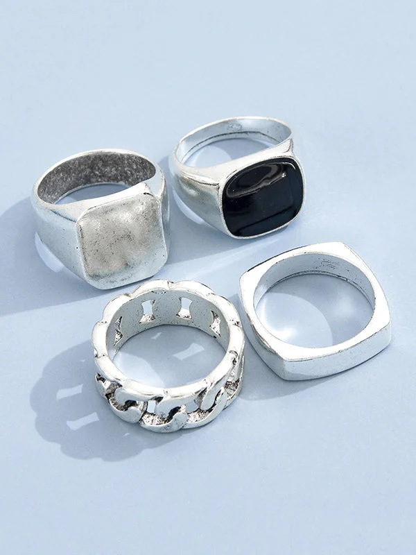 Original Creation Geometric Rings Accessories