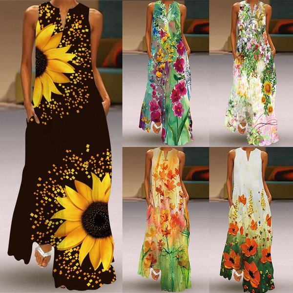 Hot NEW Sexy Women Summer Long Evening Party Dress Beach Dresses Sundress - Shop Trendy Women's Fashion | TeeYours