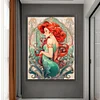 Princess Ariel-11CT Stamped Cross Stitch 50*65cm/19.69*25.59in(Big Size)