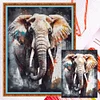 Elephant - 11CT Counted Cross Stitch - 40*53cm - Animal