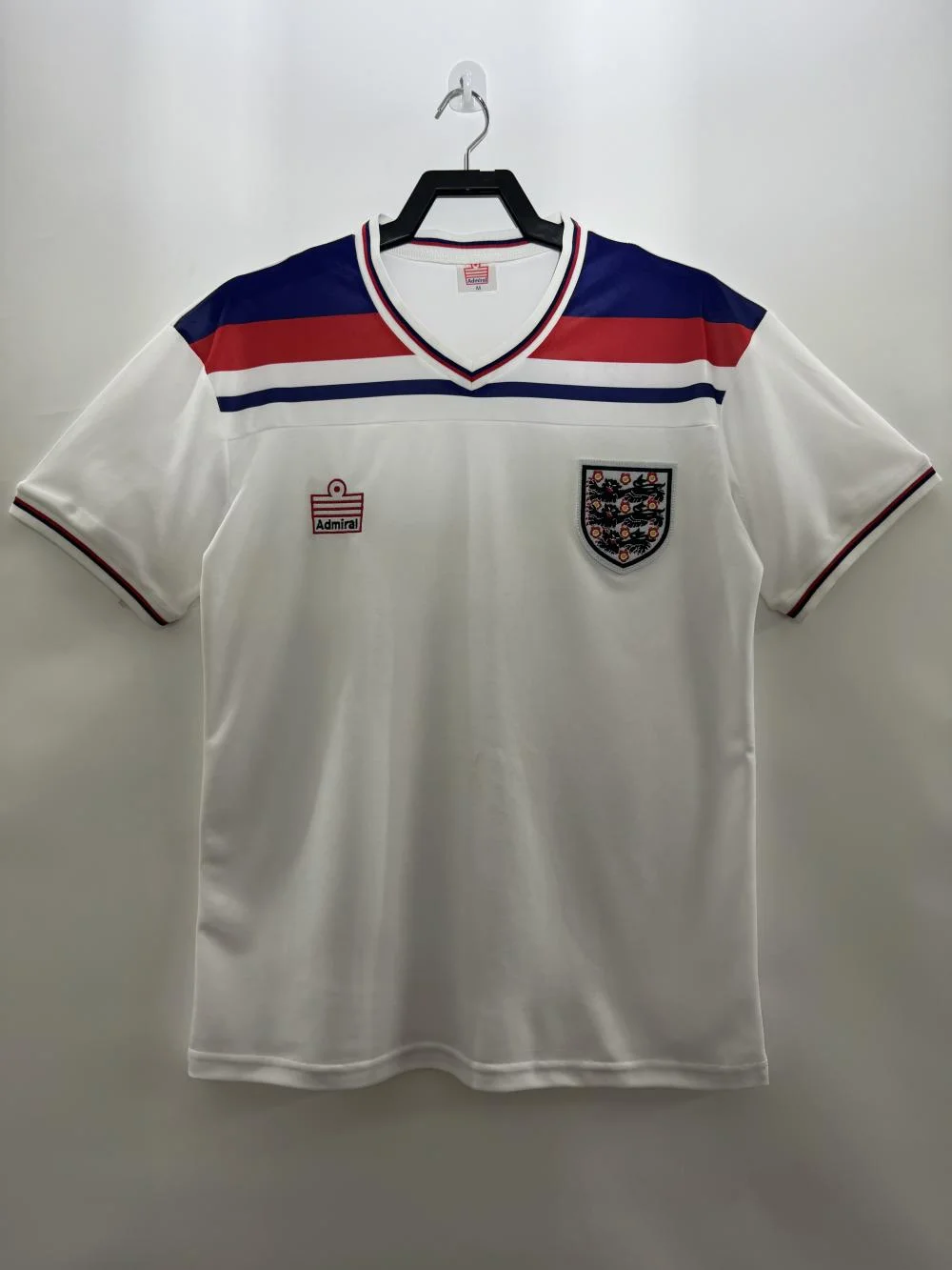 1982 Retro England Home Soccer Jersey