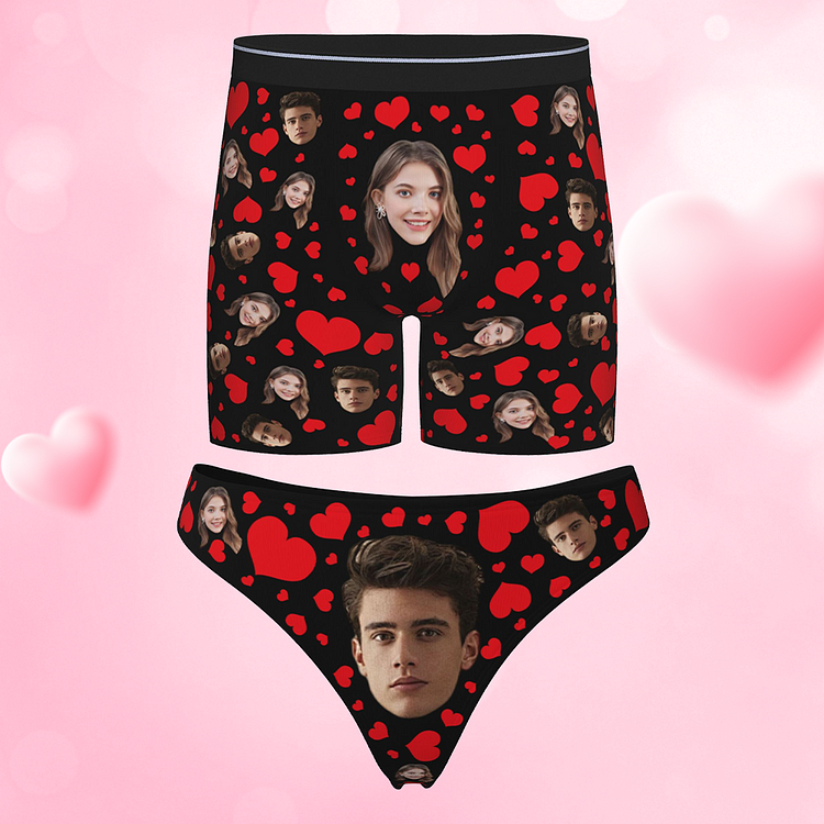 【Byxhuc】I Sucked It, So It's Mine Face Underwear for Men, Customized Panties for Women, Wife Gifts from Husband, Birthday Gifts for Girlfriend, Customized Gifts for Boyfriend Christmas Valentines