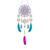 Feather Hanging Dream Catcher Wind Chimes Kit - 5D DIY Diamond Crafts