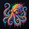(Multi-Style)Colorful Neon Animals Collection-14CT Stamped/Counted Cross Stitch 30*30cm