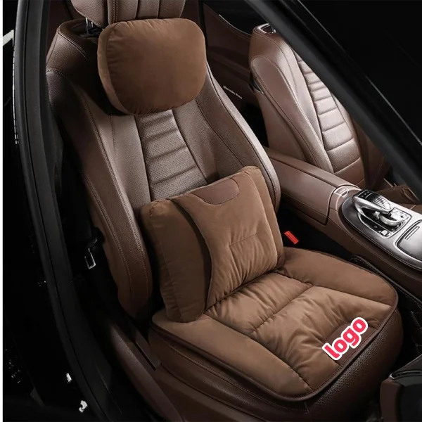 Autumn And Winter Short Plush Cold-proof, Warm, Non-slip And Durable Car Seat Cushion