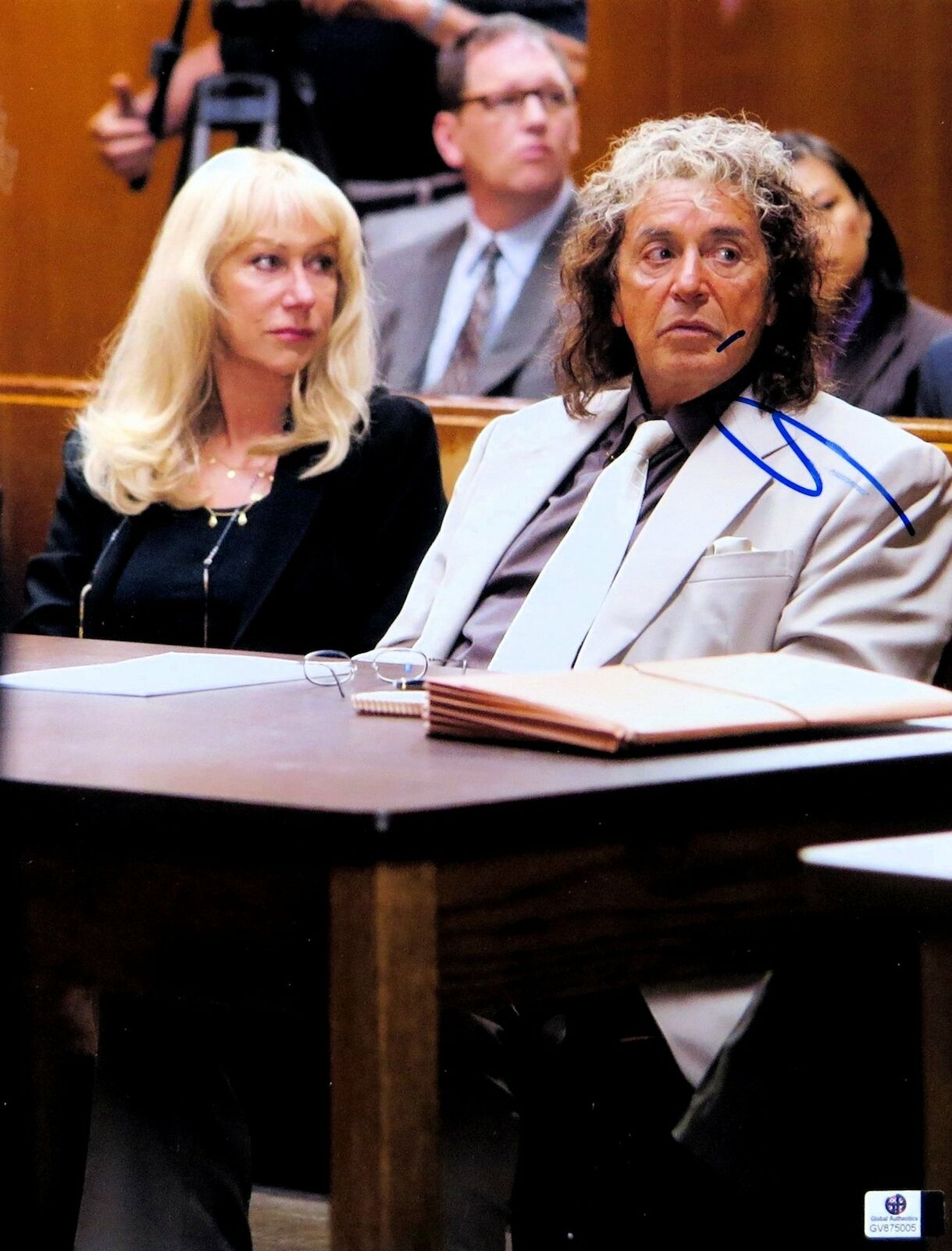 Al Pacino Signed Autographed 11X14 Photo Poster painting Phil Spector in Courtroom GV875005