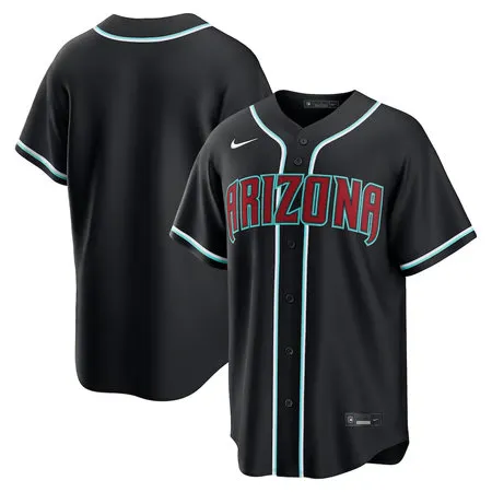 Youth Arizona Diamondbacks Nike Fashion Replica Black Out Jersey