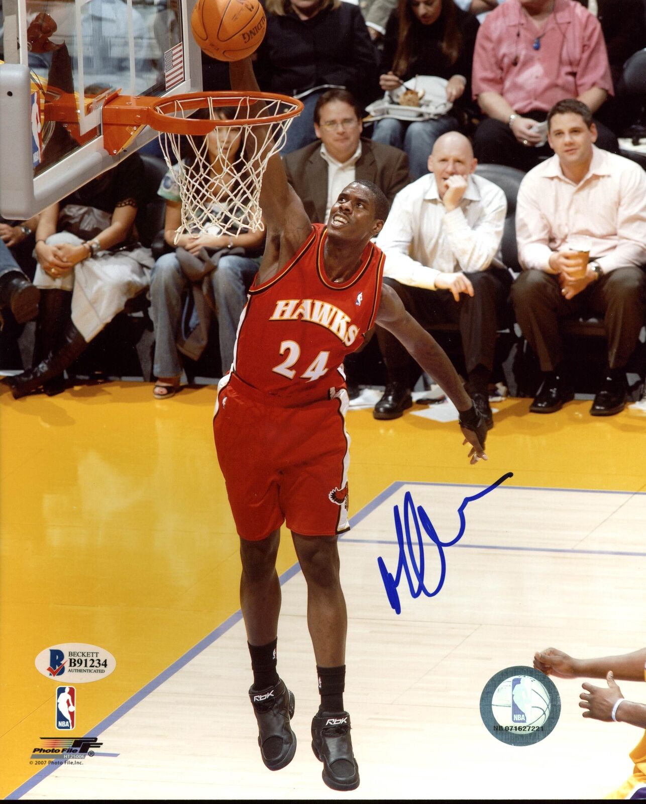 Hawks Marvin Williams Authentic Signed 8X10 Photo Poster painting Autographed BAS #B91234