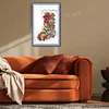 Gabriel Of The Christmas Stocking - 16CT Stamped Cross Stitch 37*52cm/14.57*20.47in