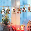 6Pcs Acryl Weihnachten Welpe - 5d DIY Handwerk Anh&auml;nger