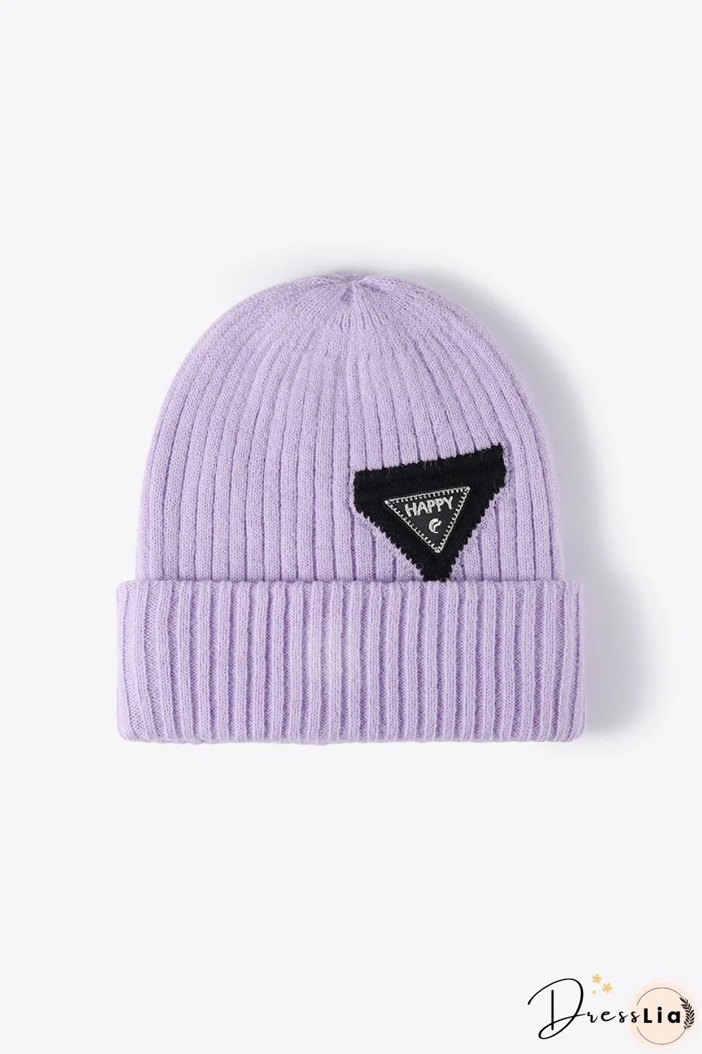 HAPPY Contrast Beanie