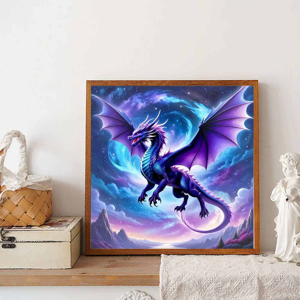 Diamond Painting - Full Round Drill - Magic Pterosaur(Canvas|30*30cm)