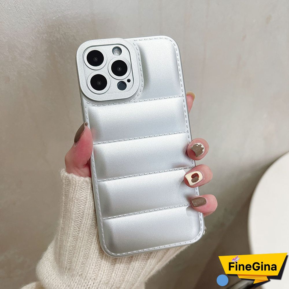 Orange Casual Solid Patchwork Phone Case