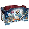 5D DIY Diamond Painting Art Decorative Storage Box Wood Storage Clutch (Owl)
