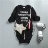 Kid Baby Boys Set  Long Sleeve Sports Suit 2 Pcs Set