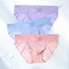 Men's Ultra-thin Transparent Seamless Ice Silk Sexy Briefs