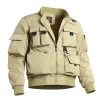 Men's Multi-pocket Loose Large Size Outdoor Tactical Jacket