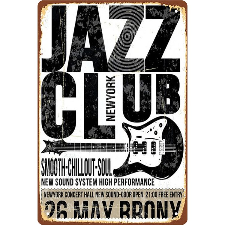 Jazz Club - Vintage Tin Signs/Wooden Signs - 20*30cm/30*40cm