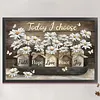 Today I Choose Faith Hope Love Peace Joy-11CT Stamped Cross Stitch 40*60cm/15.75*23.62in (Big Size)