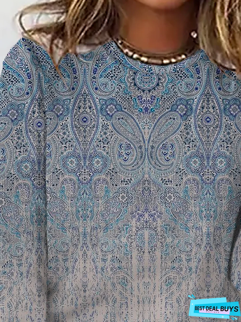 Printed Casual Long Sleeve T-Shirt