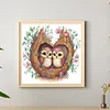 Diamond Painting -DIY Round Drill Owl