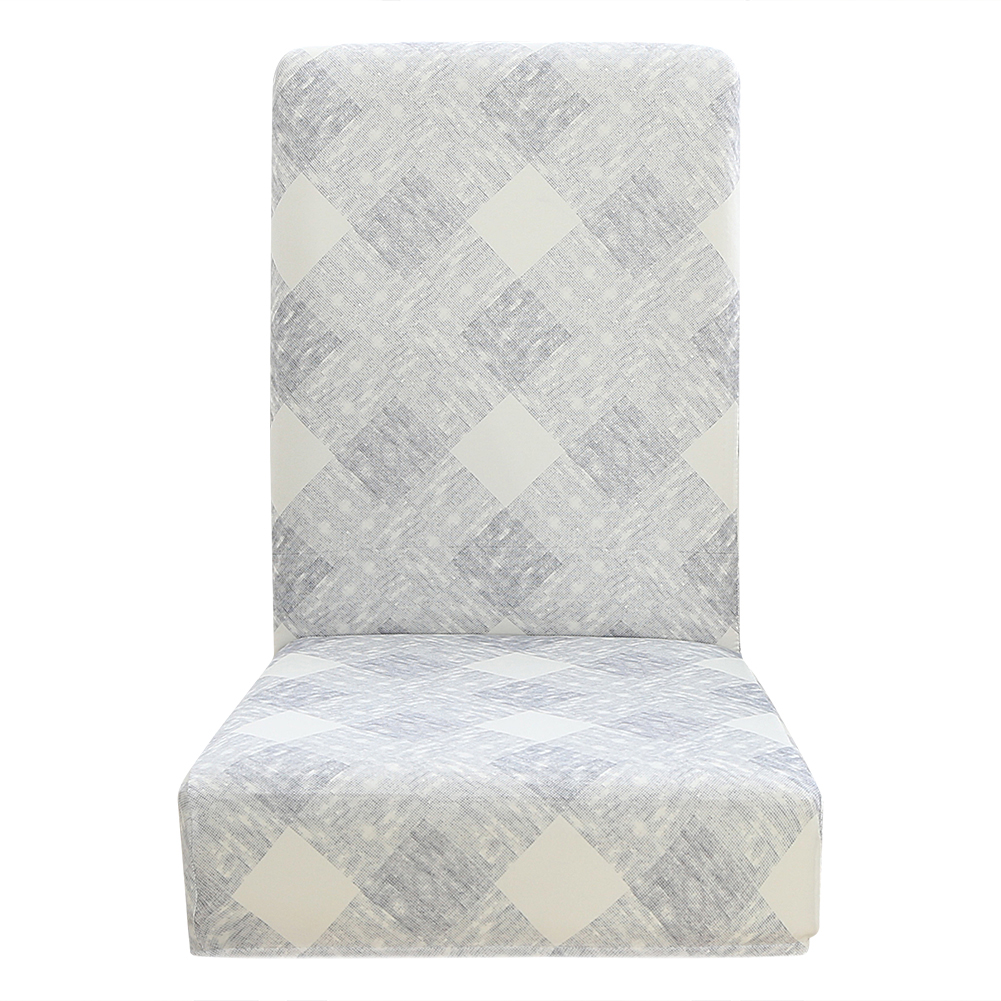 

Plaid Printed Stretch Chair Cover Thin Elastic Seat Covers for Hotel (1pc, 501 Original