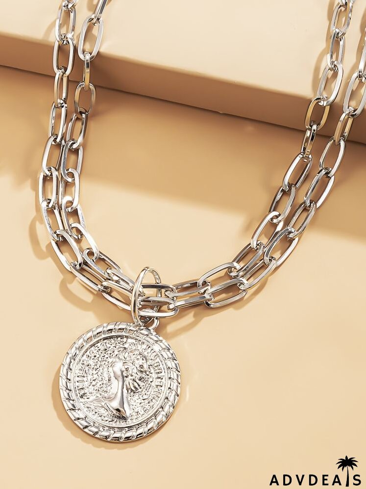 Coin Charm Necklace