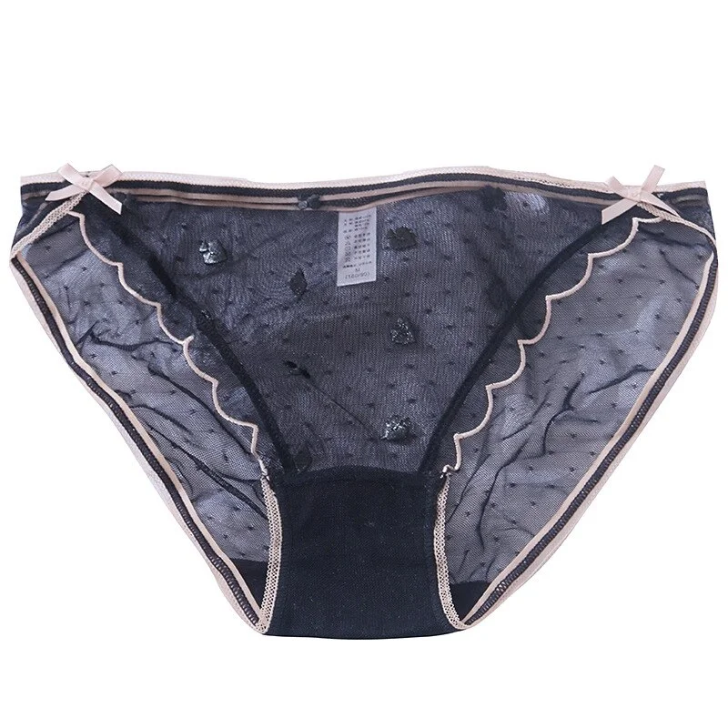 Billionm Women's Sexy Lace Underwear Panties Sweet Girly Cotton Panties Light and Breathable Temptation Sexy Low-rise Ladies Briefs