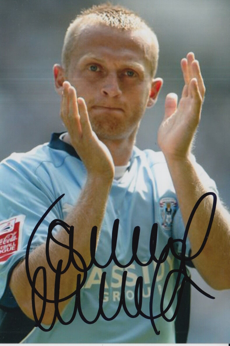 COVENTRY CITY HAND SIGNED SAMMY CLINGAN 6X4 Photo Poster painting 1.