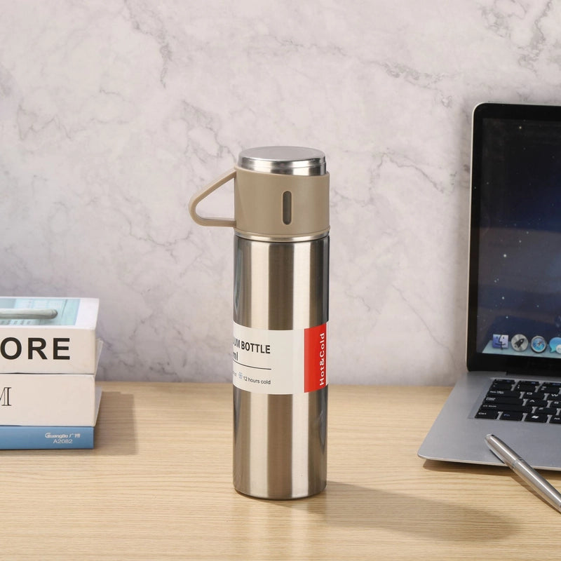 Casual Solid Color Stainless Steel Thermos Cup