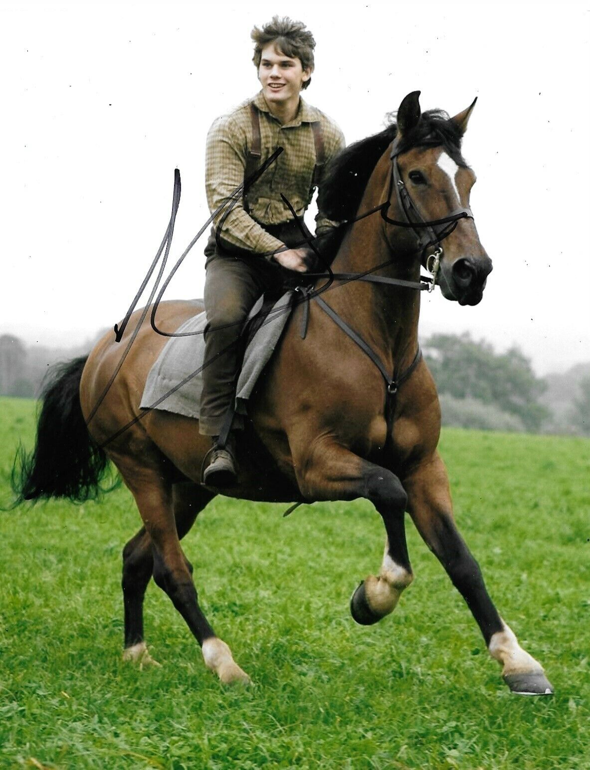 Jeremy Irvine Signed War Horse 10x8 Photo Poster painting AFTAL