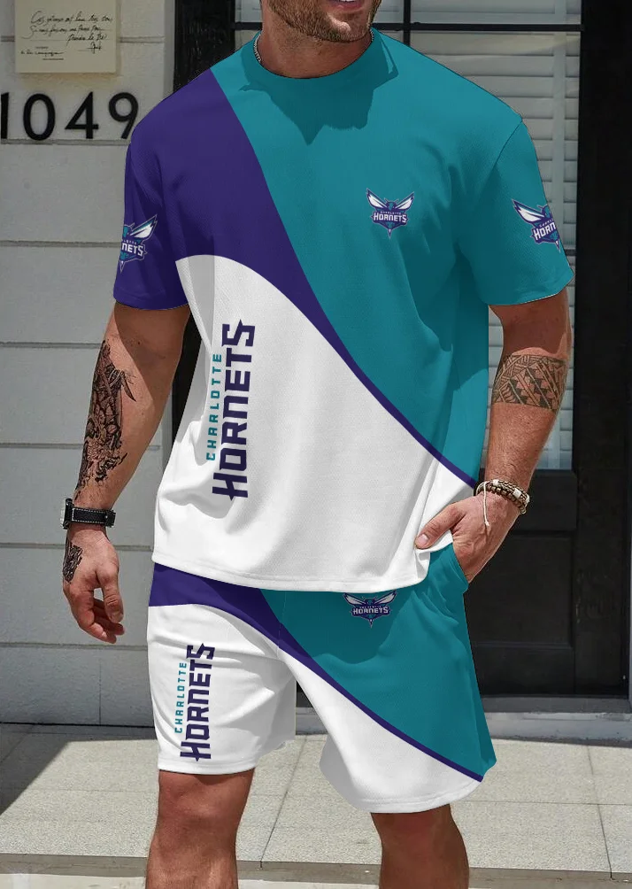 Charlotte Hornets  Limited Edition Top And Shorts Two-Piece Suits
