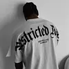 Unisex Casual Restricted Foam-Printed T-Shirt by Inlyline