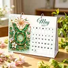 DIY 2027 Diamond Painting Calendar Art Kit Paper Desk Calendar Desktop Decoration Craft Kit