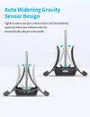 Desktop Laptop Stand - Versatile Vertical Laptop Stand Holds Three Devices | Perfect MacBook Stand Docking Station